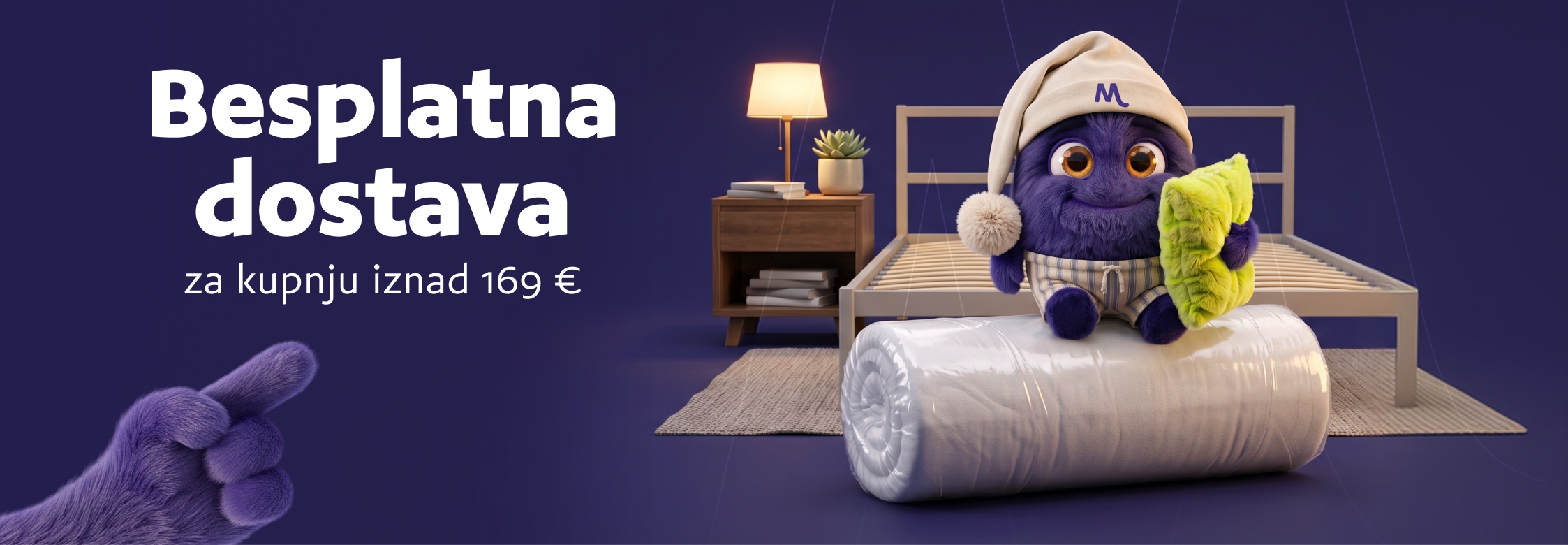 Besplatna dostava za kupnju iznad 169 €