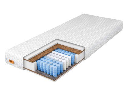 Džepičasti madrac s kokosom Lyra 120x200